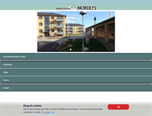 Tablet Screenshot of boligforeningen-nordlys.dk